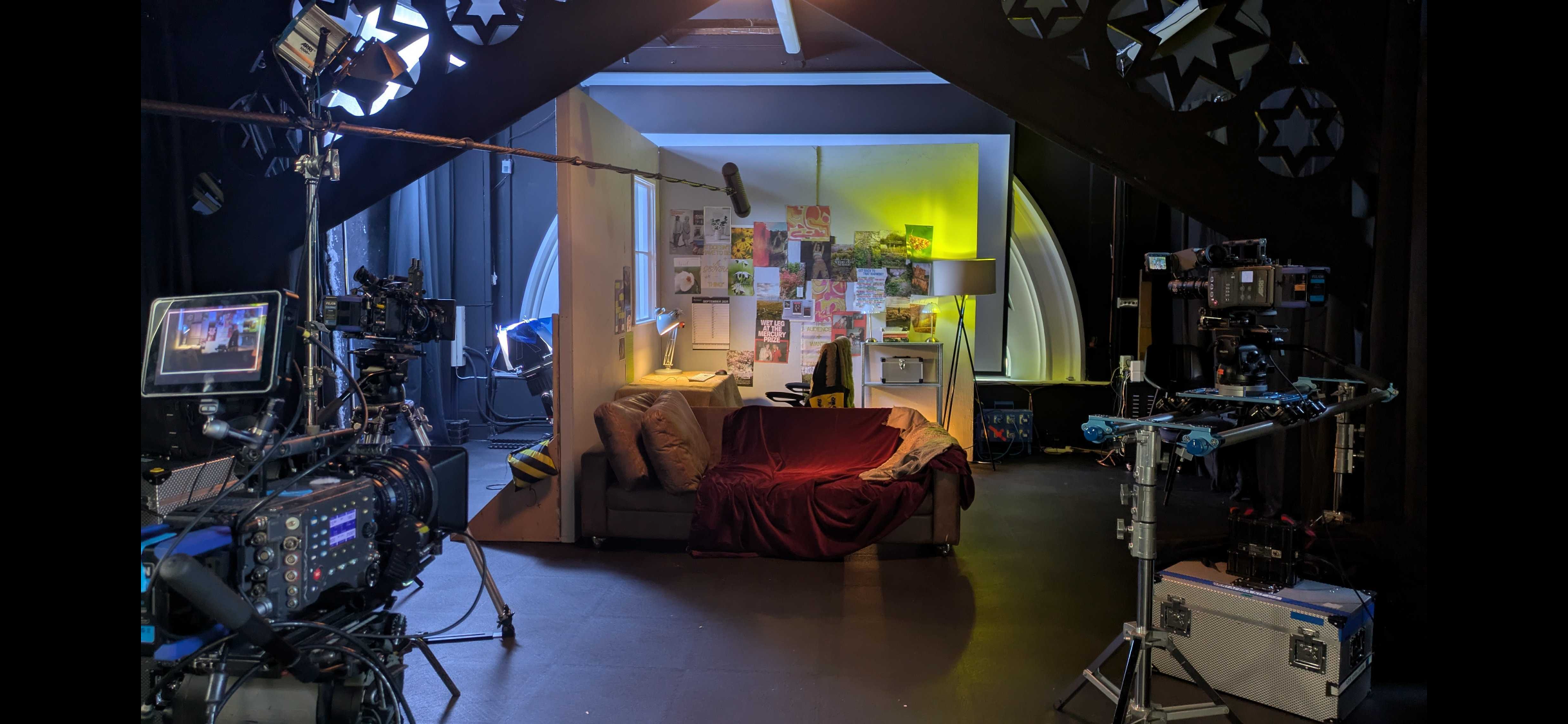 Studio with bedroom setup